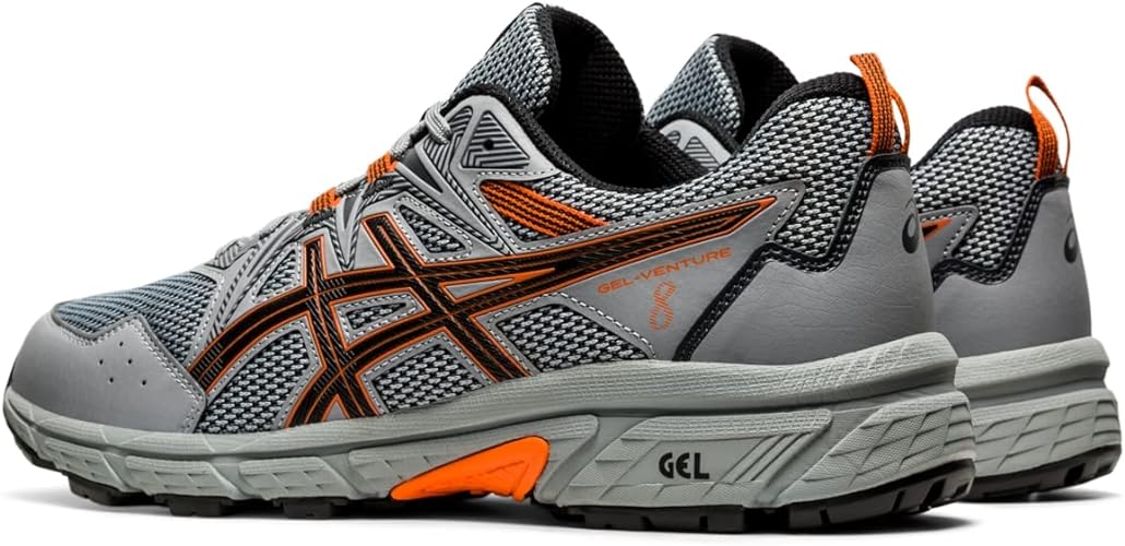 ASICS Men's Gel-Venture 8 Running Shoes-Grey